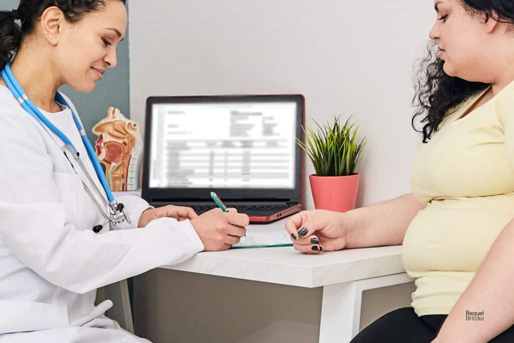 Weight loss dietitian consultation