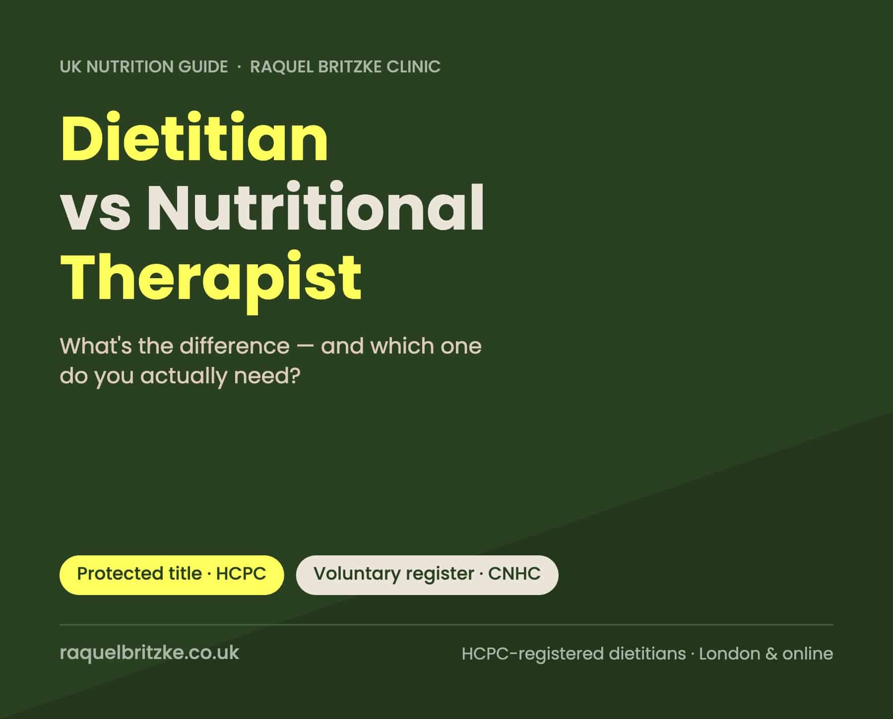 Dietitian vs Nutritional Therapist: What’s the Difference and Which Do You Need?